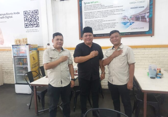 Direktorat Intelkam Polda Riau dan DPD KSPSI Provinsi Riau Melakukan Diskusi Bersama untuk Menjaga Pemilu Damai